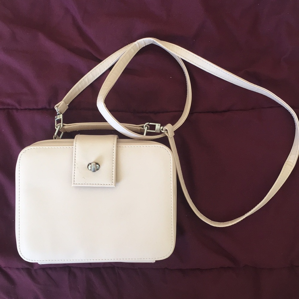 Creamy pink mini purse